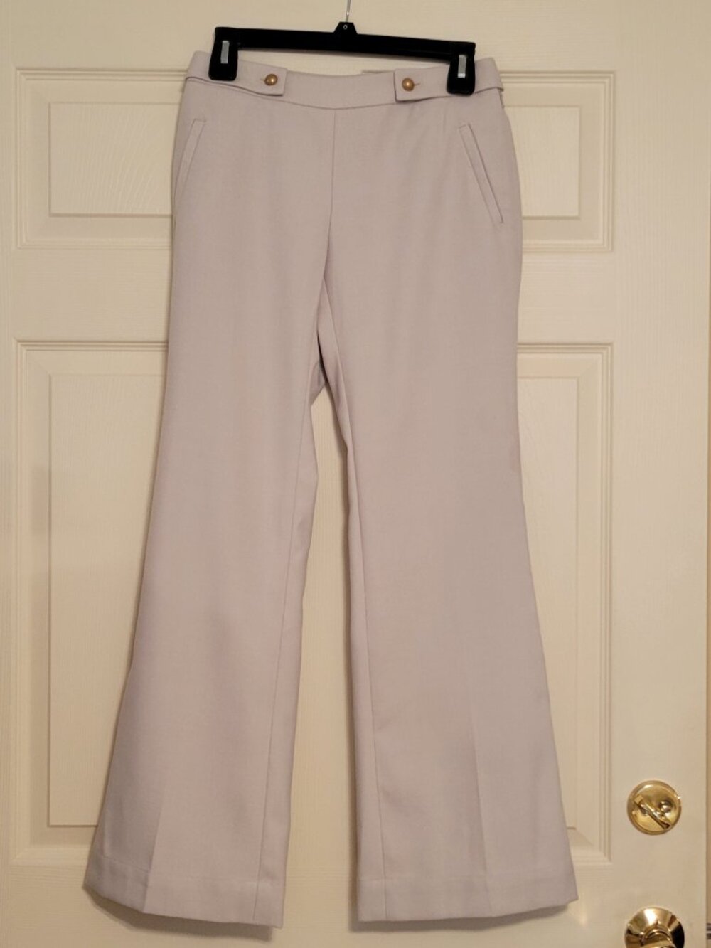 Loft Julie Curvy Side-Zip Flare Trousers, Size 00P